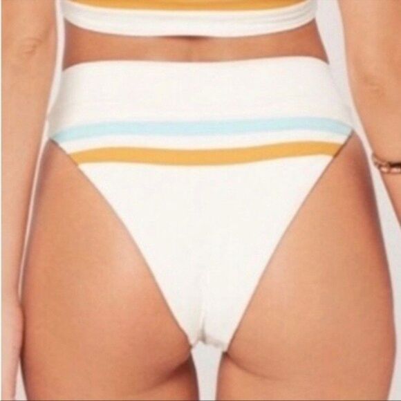 L*Space Womens Size Medium Wilson Bitsy Bikini Bottom - Picture 3 of 12